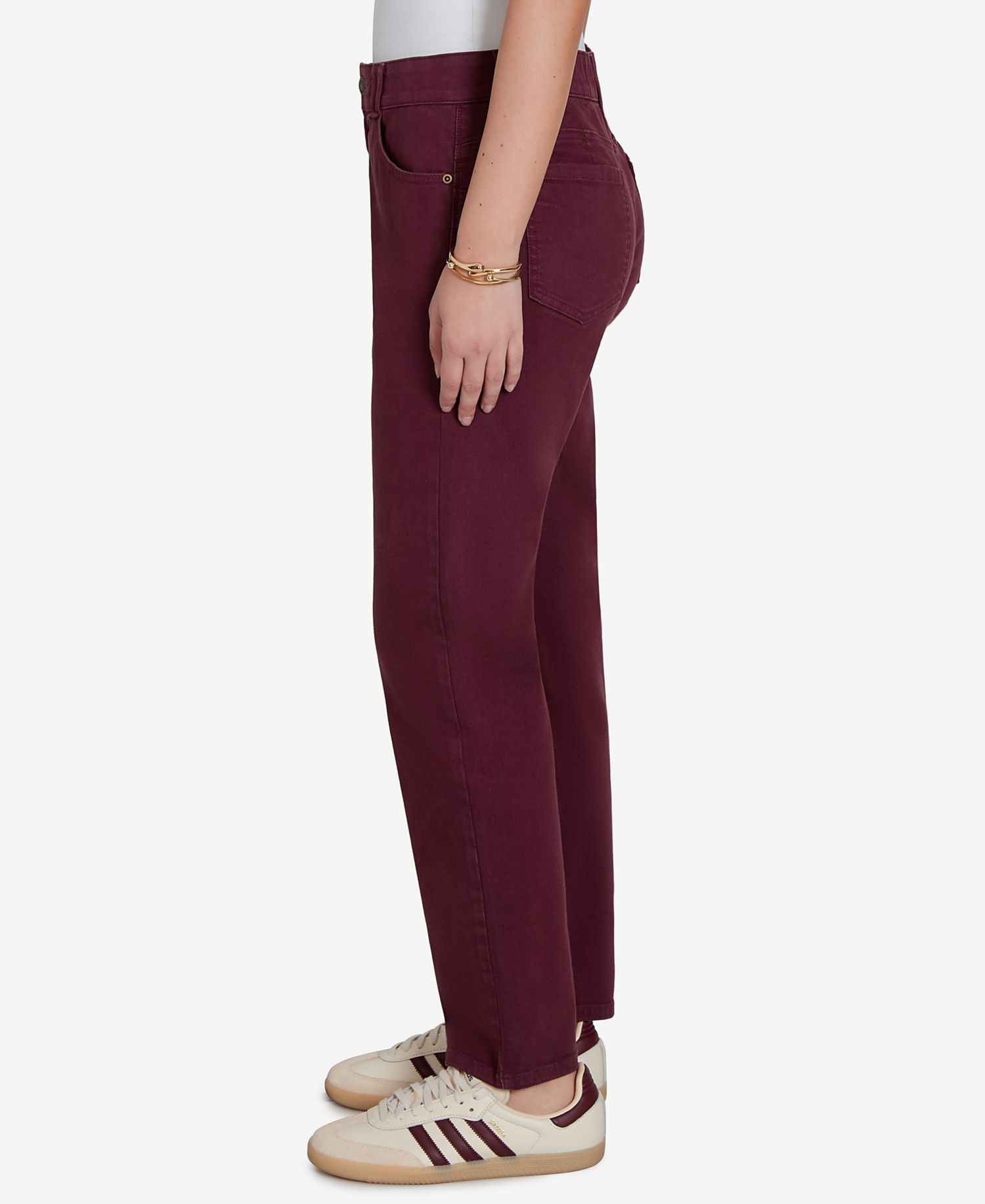 Petite Colored Denim Straight Jeans