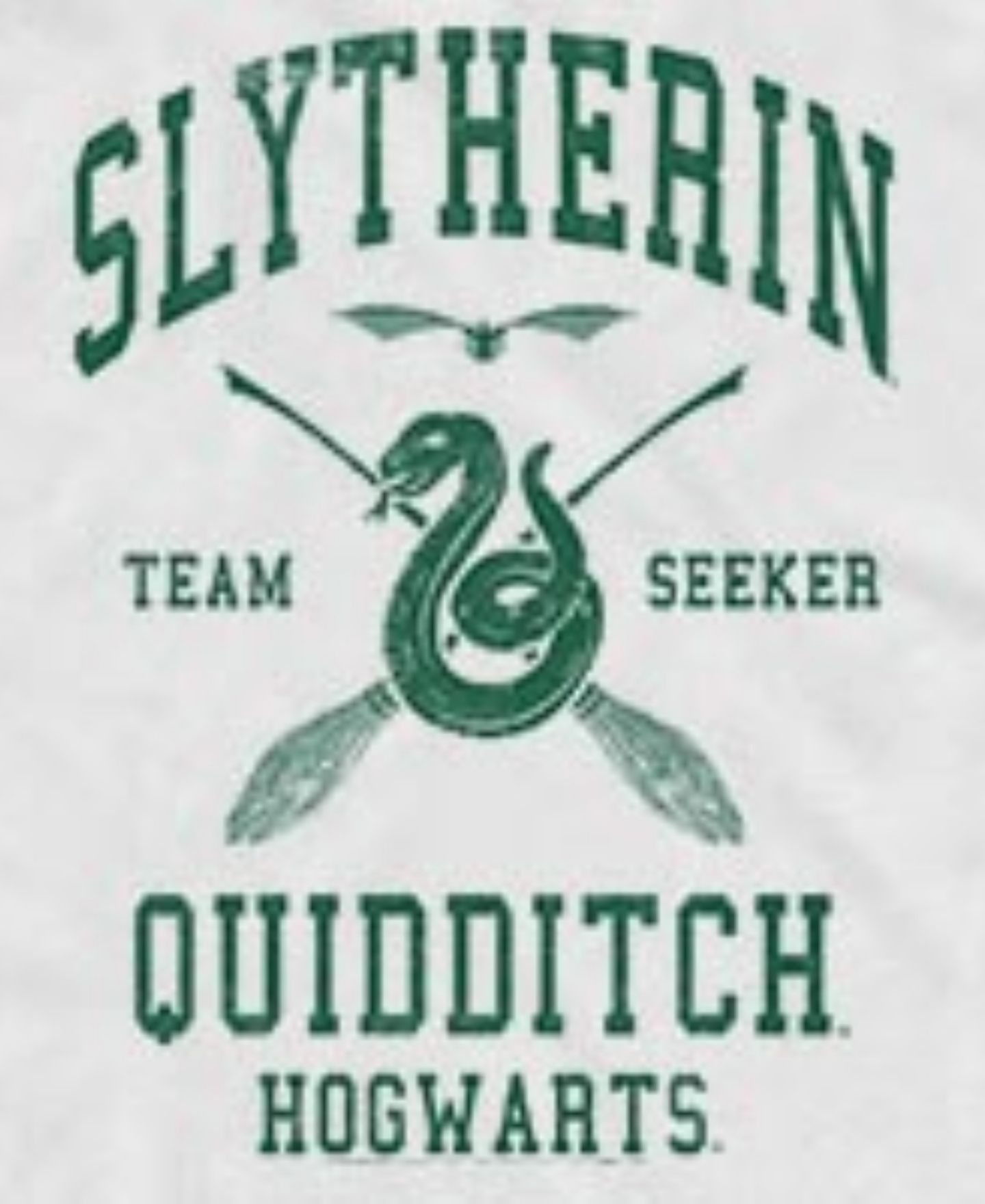 Мужской топ Fifth Sun Harry Potter Slytherin Quidditch Seeker Hogwarts Graphic, цвет: Белый — фото 3