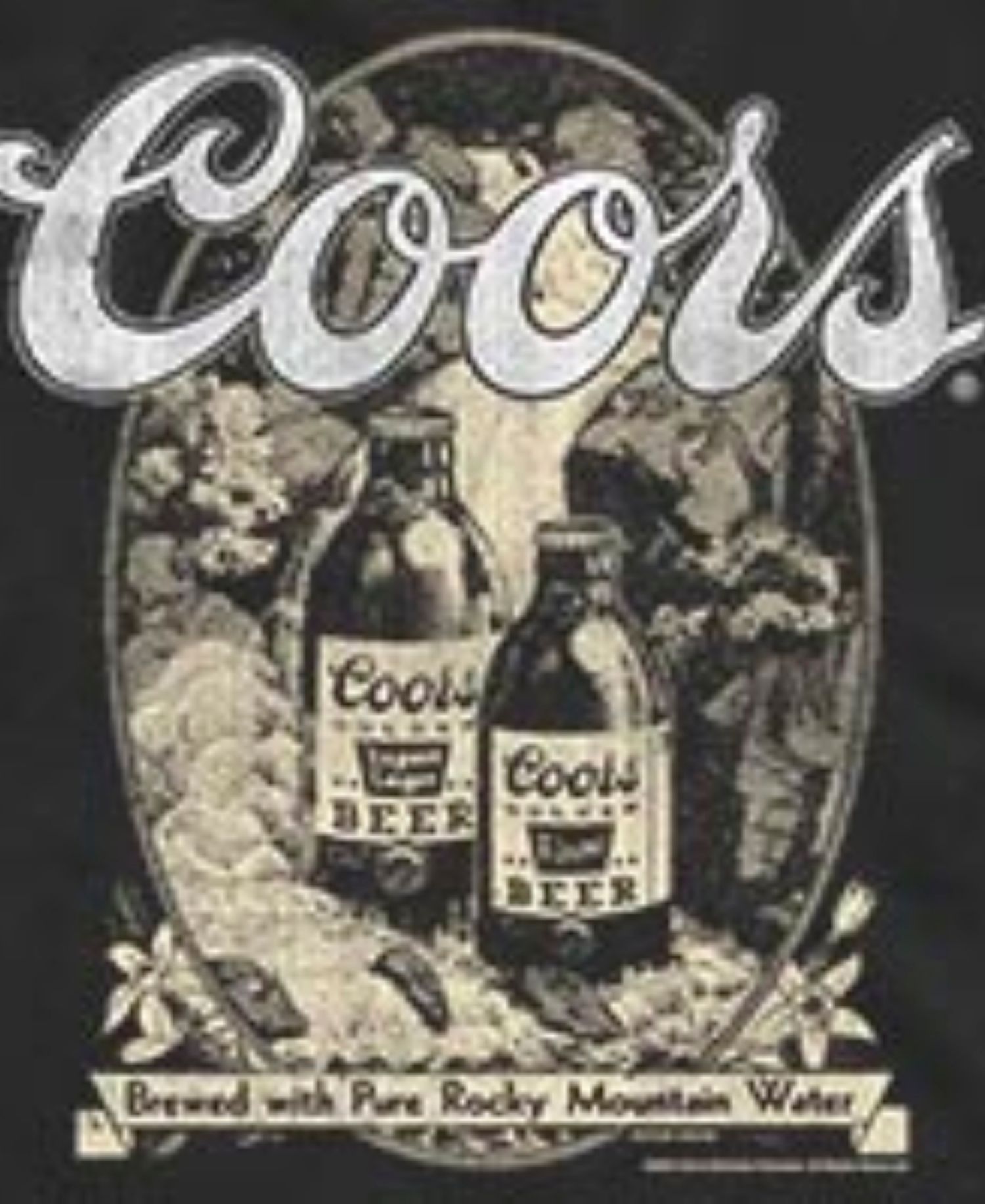 Men's Coors Original Beer Vintage Bottle Graphic Tank Top