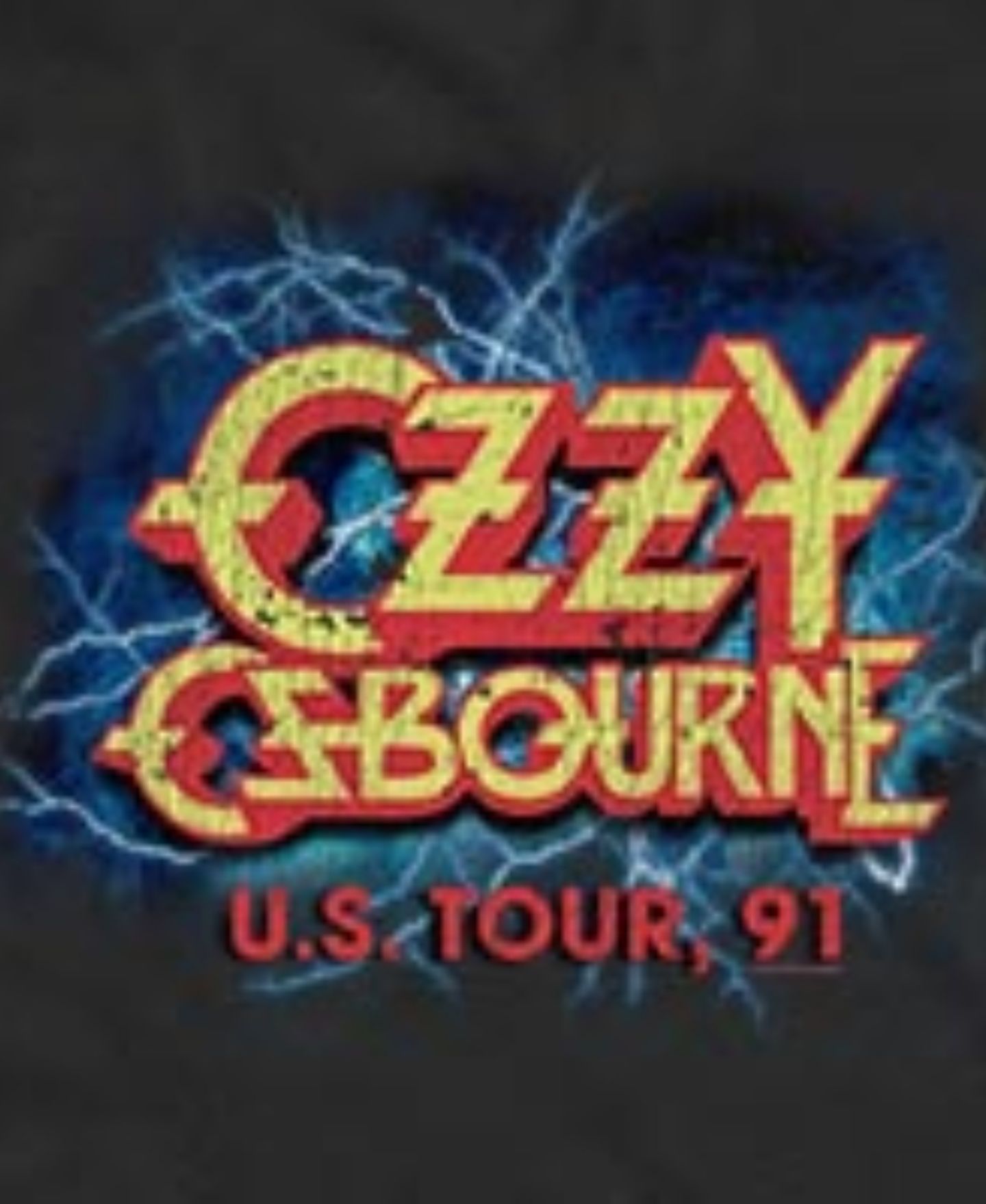 Мужской топ Fifth Sun Ozzy Osbourne U.S Tour 91 Graphic, цвет: Чёрный — фото 3