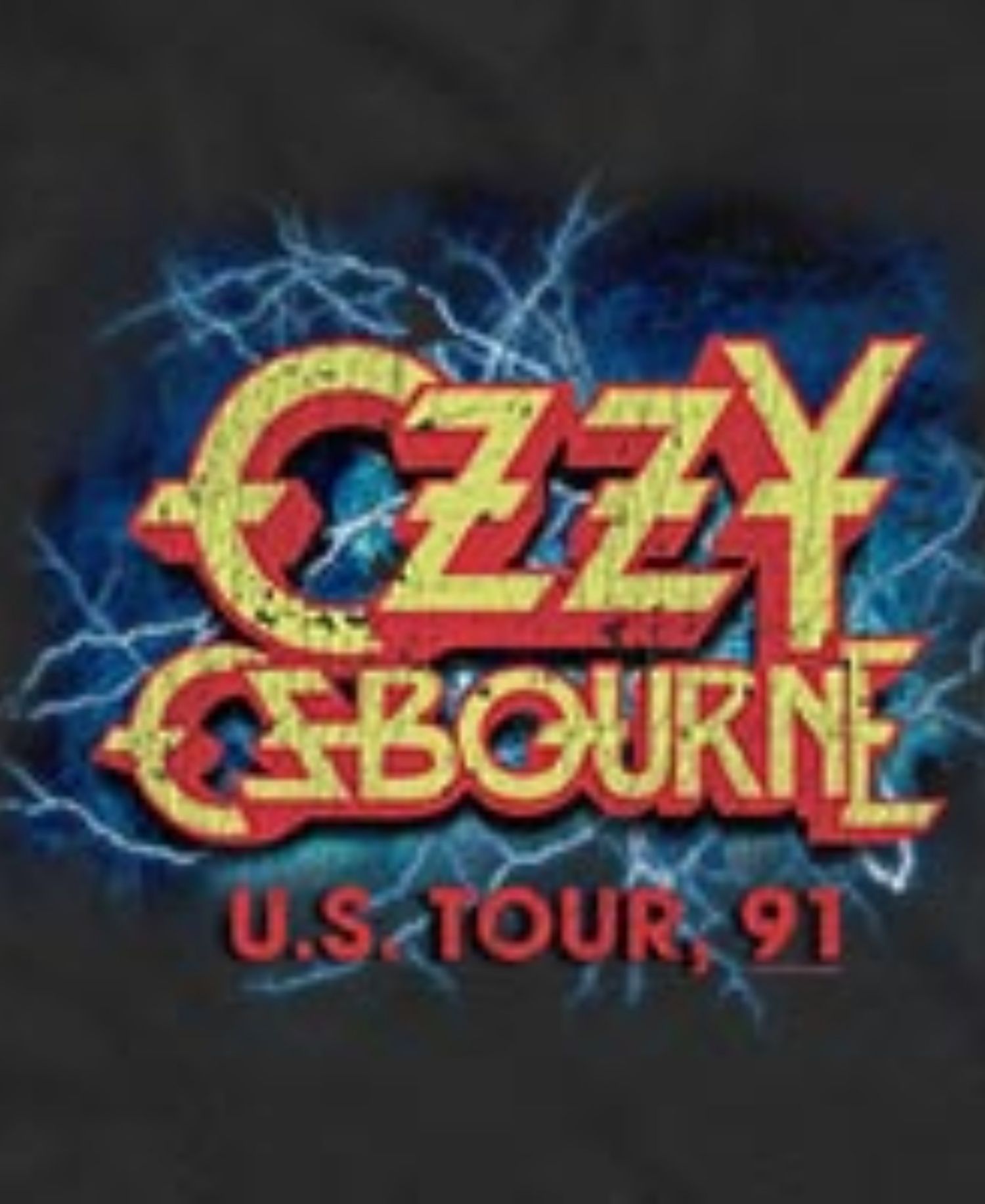 Men's Ozzy Osbourne U.S Tour 91 Graphic Tank Top