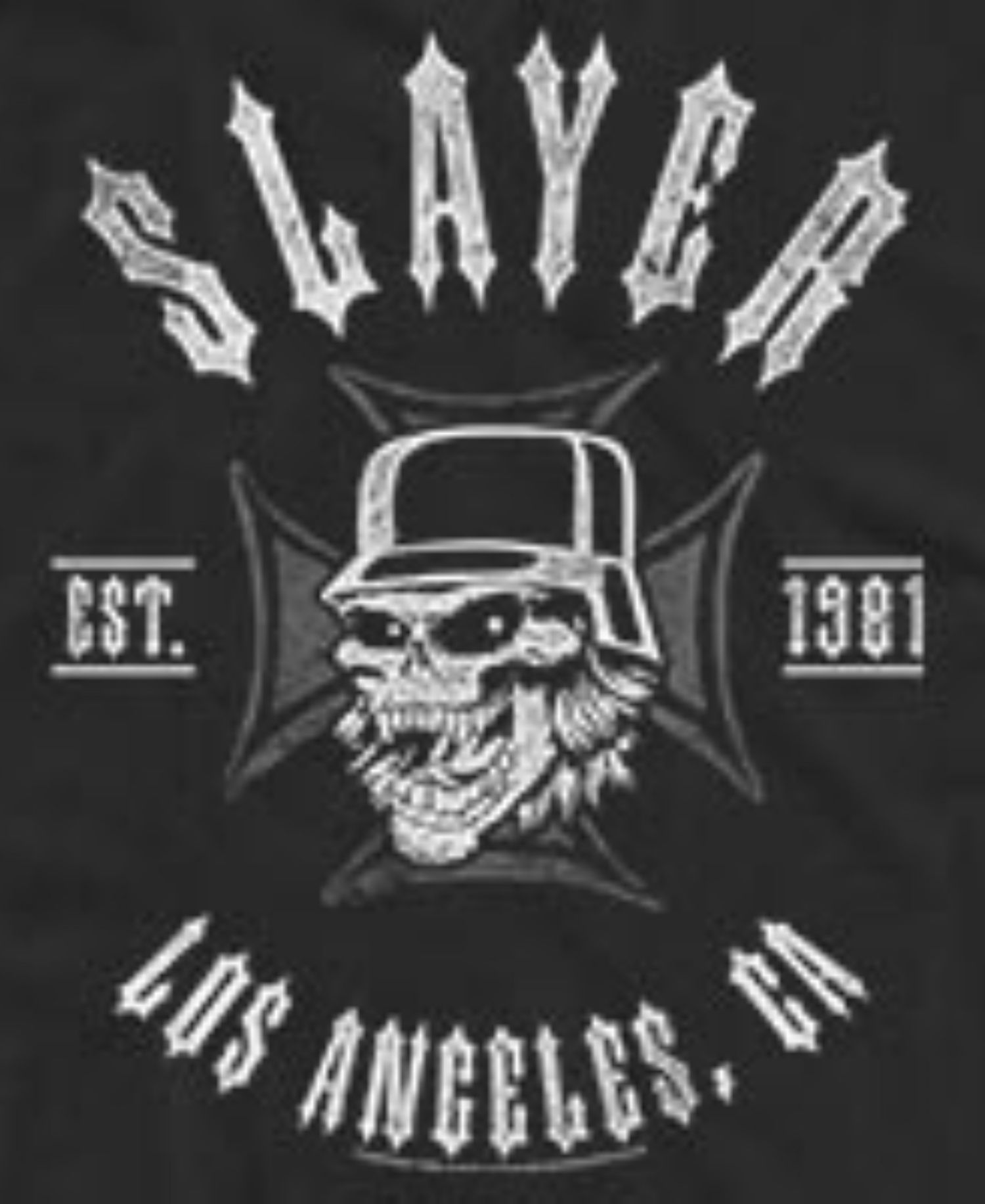 Men's Slayer Los Angeles CA 1981 Skull Graphic Tank Top