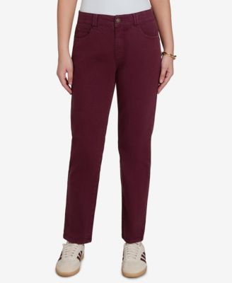 Petite Colored Denim Straight Jeans
