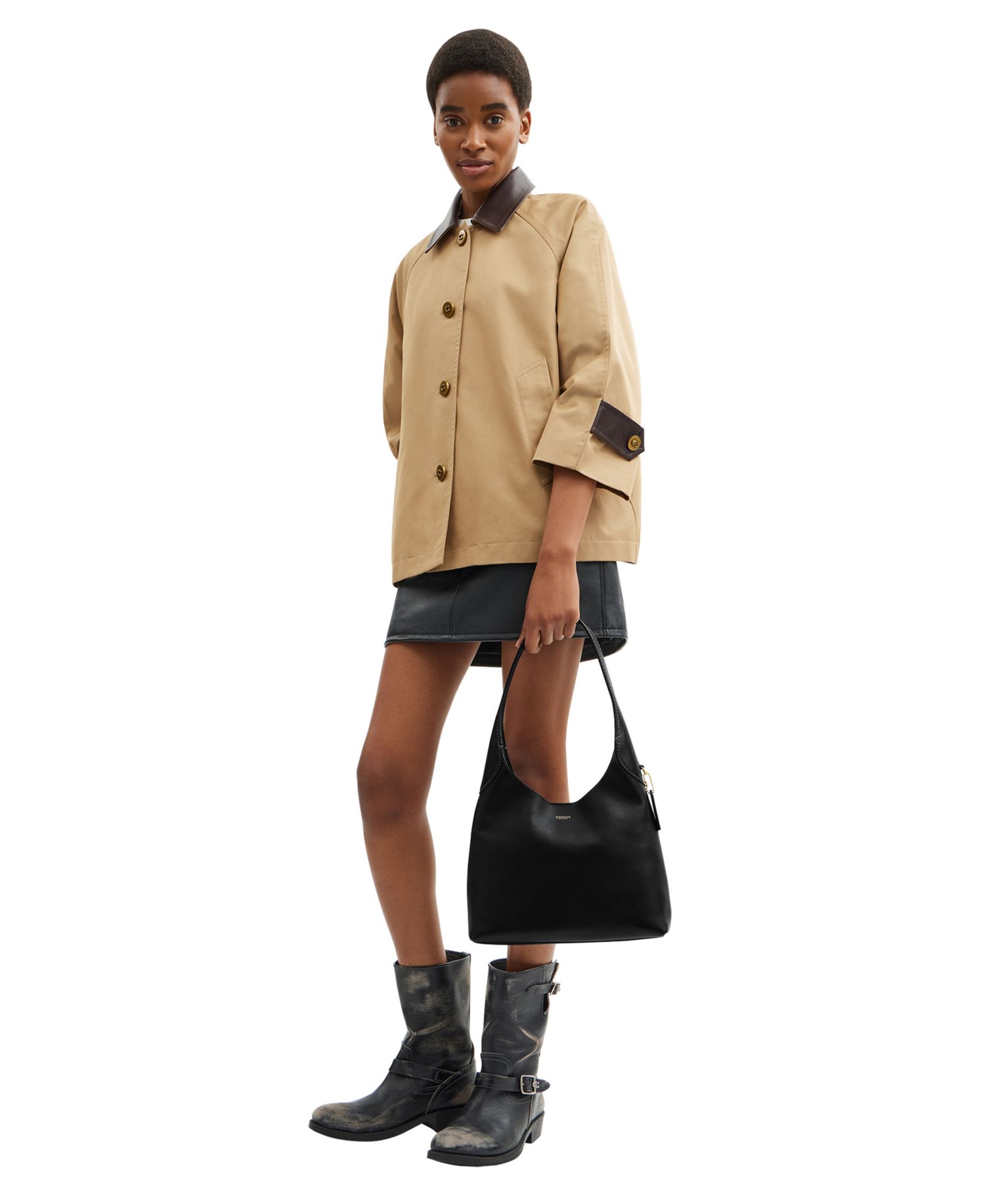 Brooklyn Medium Leather Shoulder Bag 28