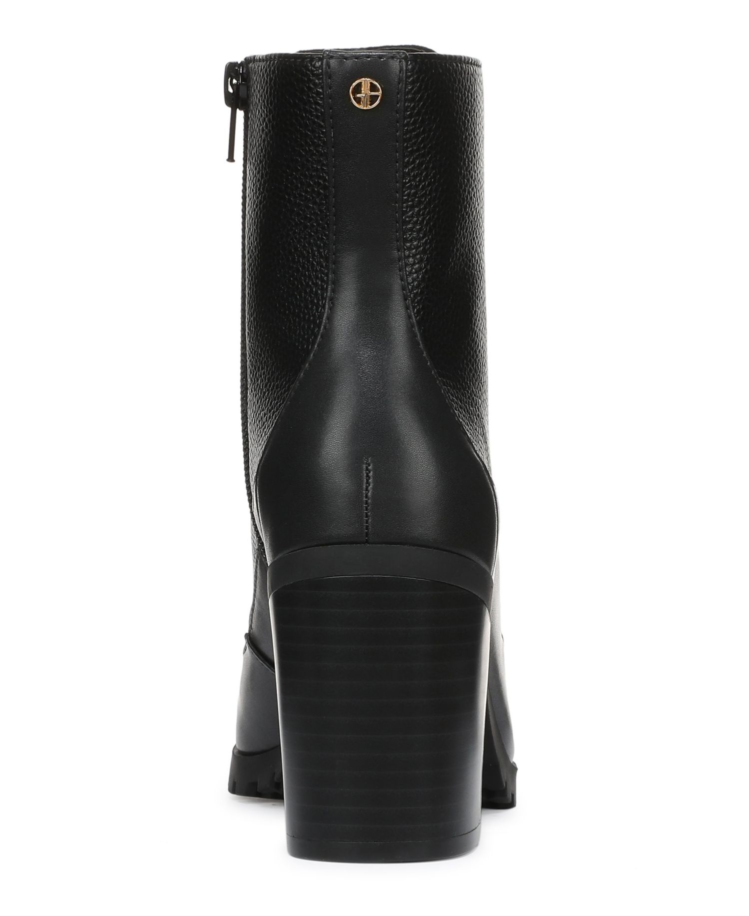 Women's Karissah Lace Up Lug Sole Block Heel Booties