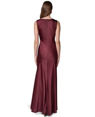 macy's burgundy formal dress Women's Red & Black Tie Dresses Color:Pris Blue the Omella Dress is wide:Sneakers AJE Women's Alexa Long