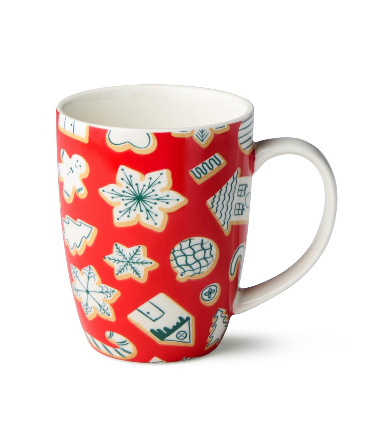 Certified International Holiday Spruce Mugs, Set of 6