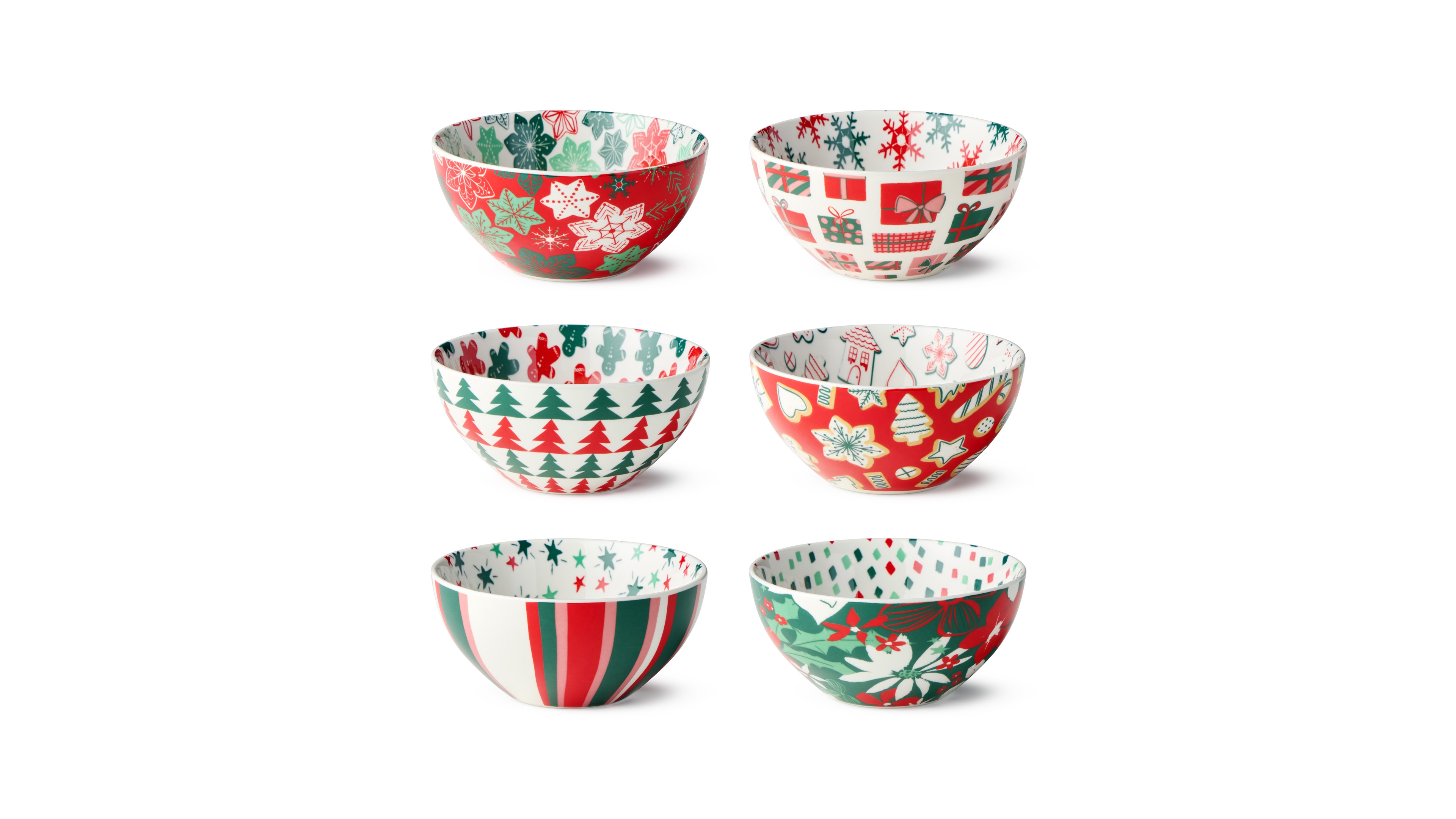 Certified International Holiday Spruce All Purpose Bowls