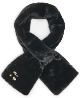 Faux-Fur Pull-Through Scarf