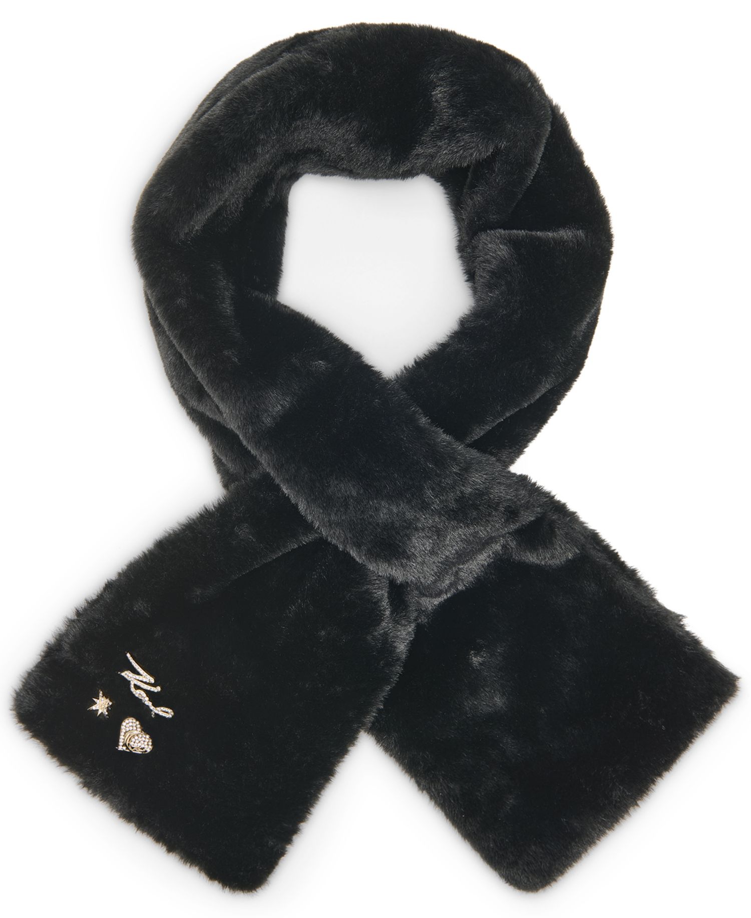 Faux-Fur Pull-Through Scarf