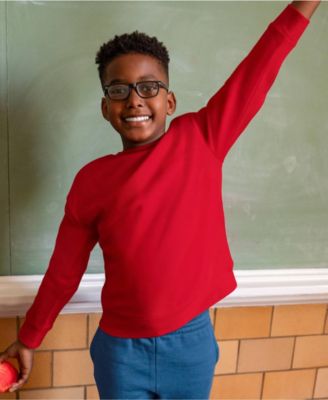 Kids Relaxed Fit Fleece Crewneck Sweatshirt