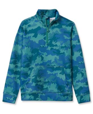 Boys Active Moisture Wicking Quarter Zip