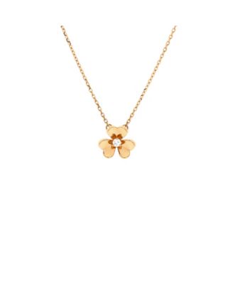 Pre-Owned Van Cleef and Arpels Frivole Pendant Necklace