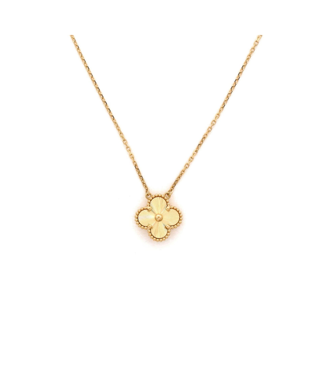 Pre-Owned Van Cleef and Arpels Vintage Alhambra Pendant Necklace - 18k yellow gold