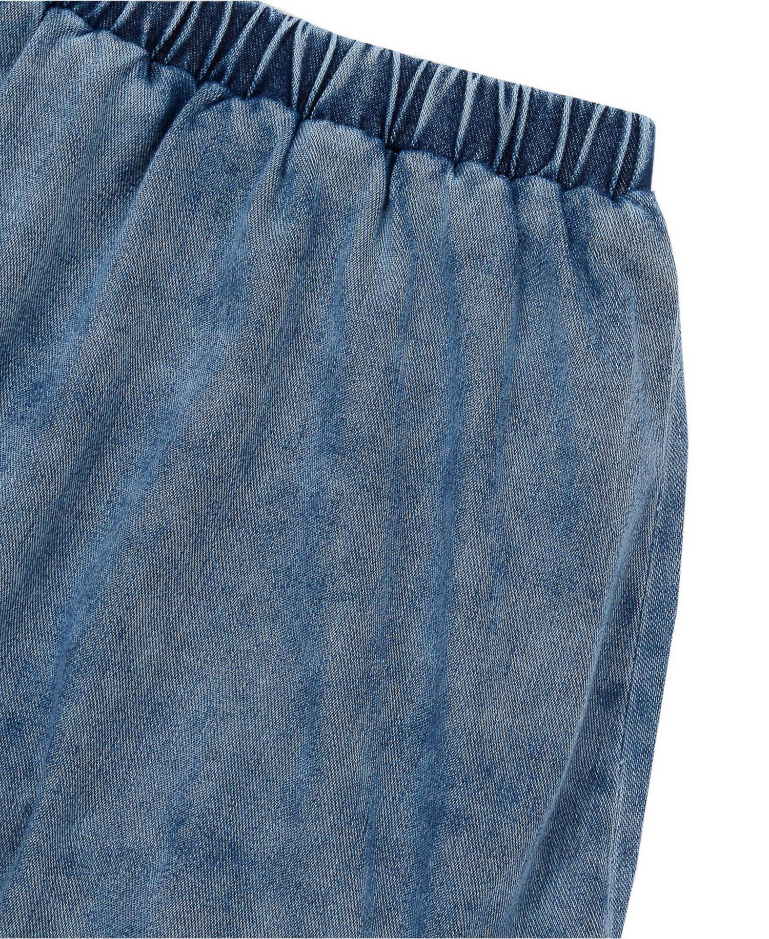 Girls Denim Bubble Skort