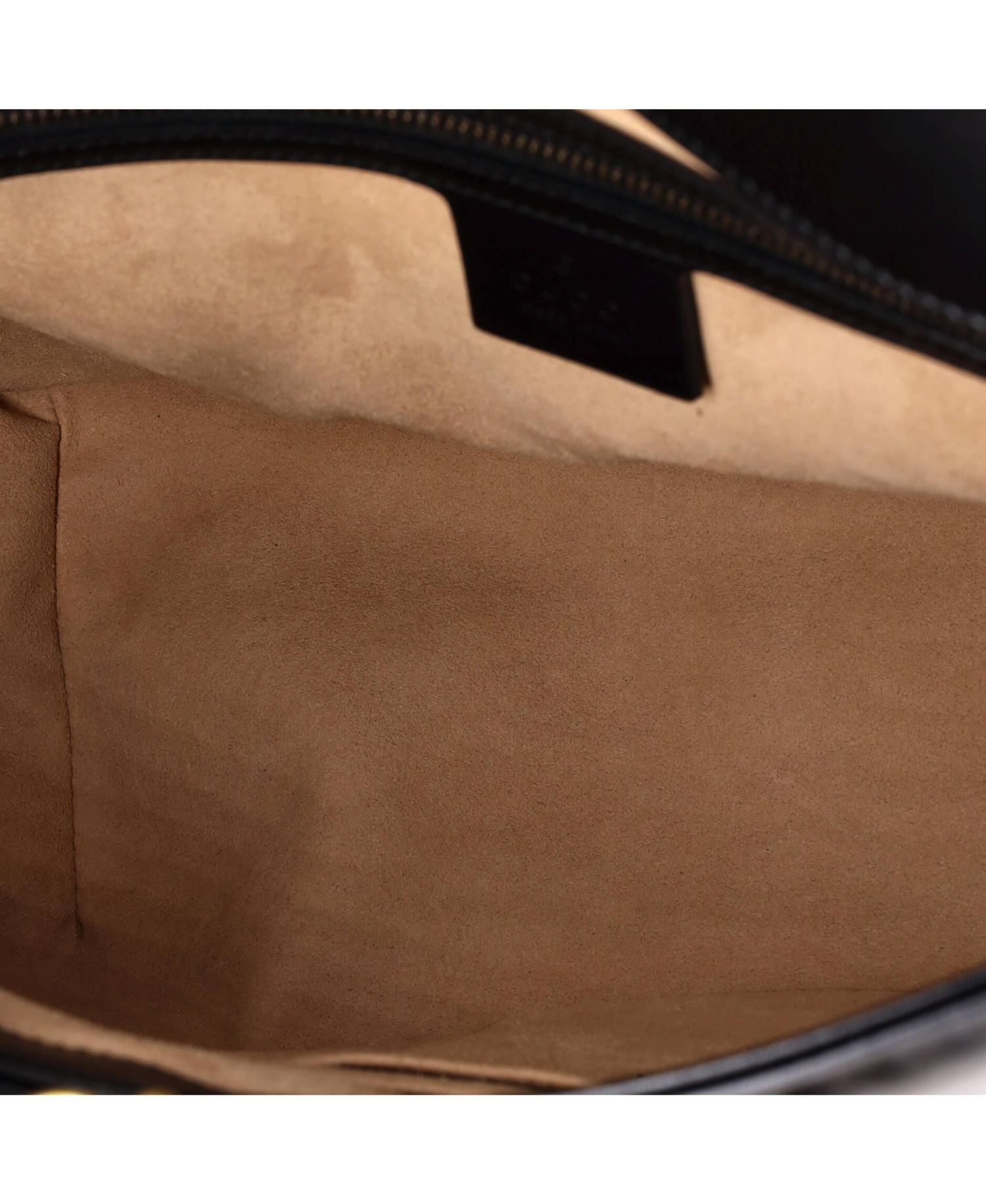 Medium GG Marmont Top Handle Flap Bag Matelasse Leather