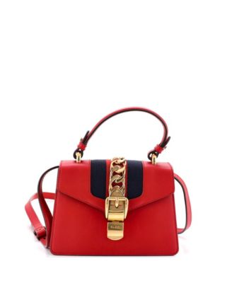 Mini Sylvie Top Handle Bag Leather