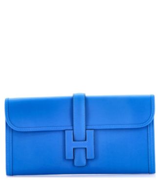 Pre-Owned Hermes 29 Jige Elan Clutch Evercolor