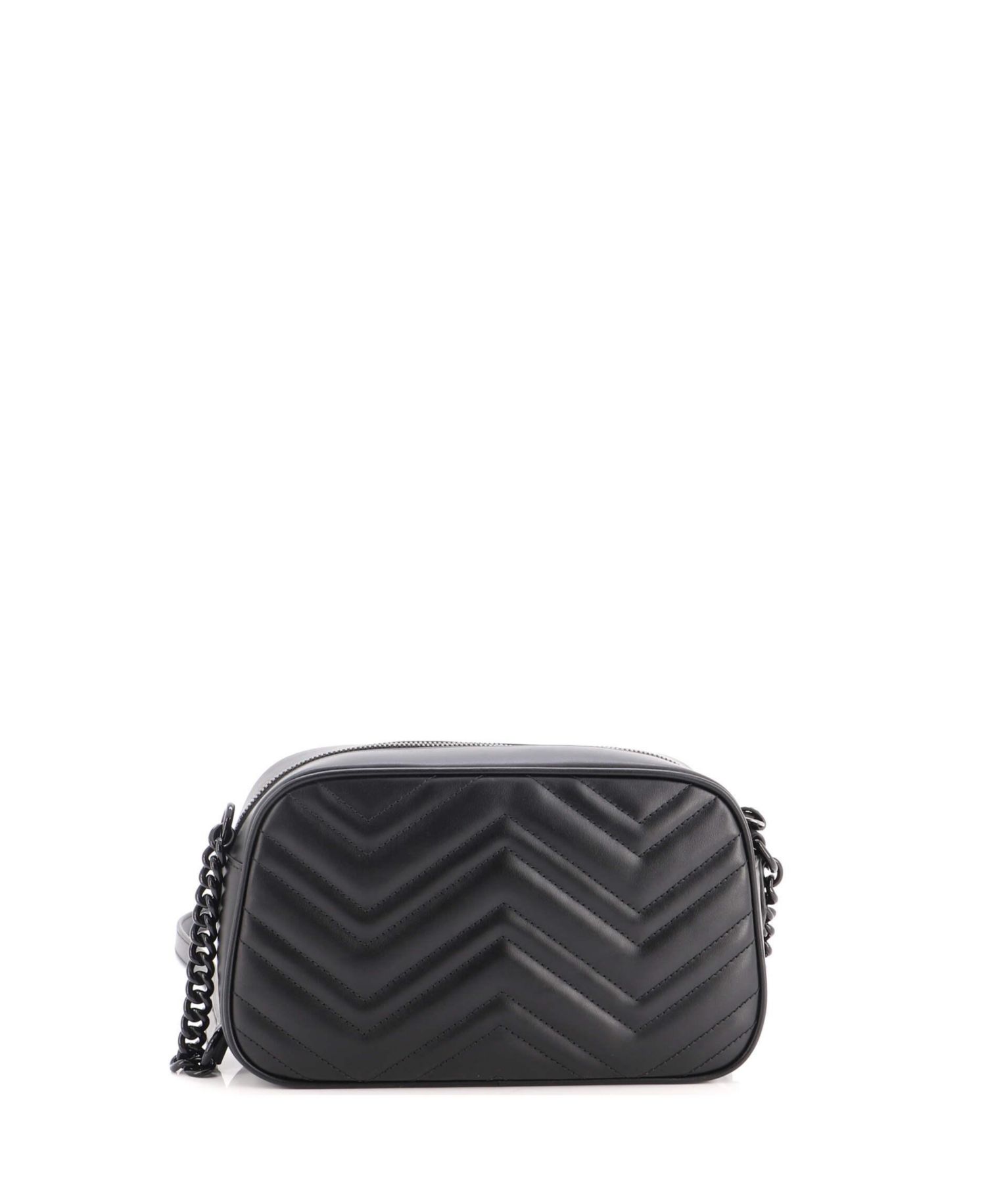 Small GG Marmont Monochrome Shoulder Bag Matelasse Leather