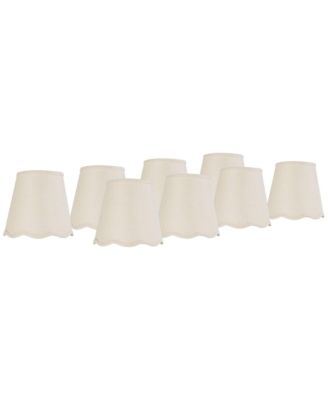 Mylie Off-White Empire Lamp Shade 4x6x5.5 (Clip-On) Set of 8