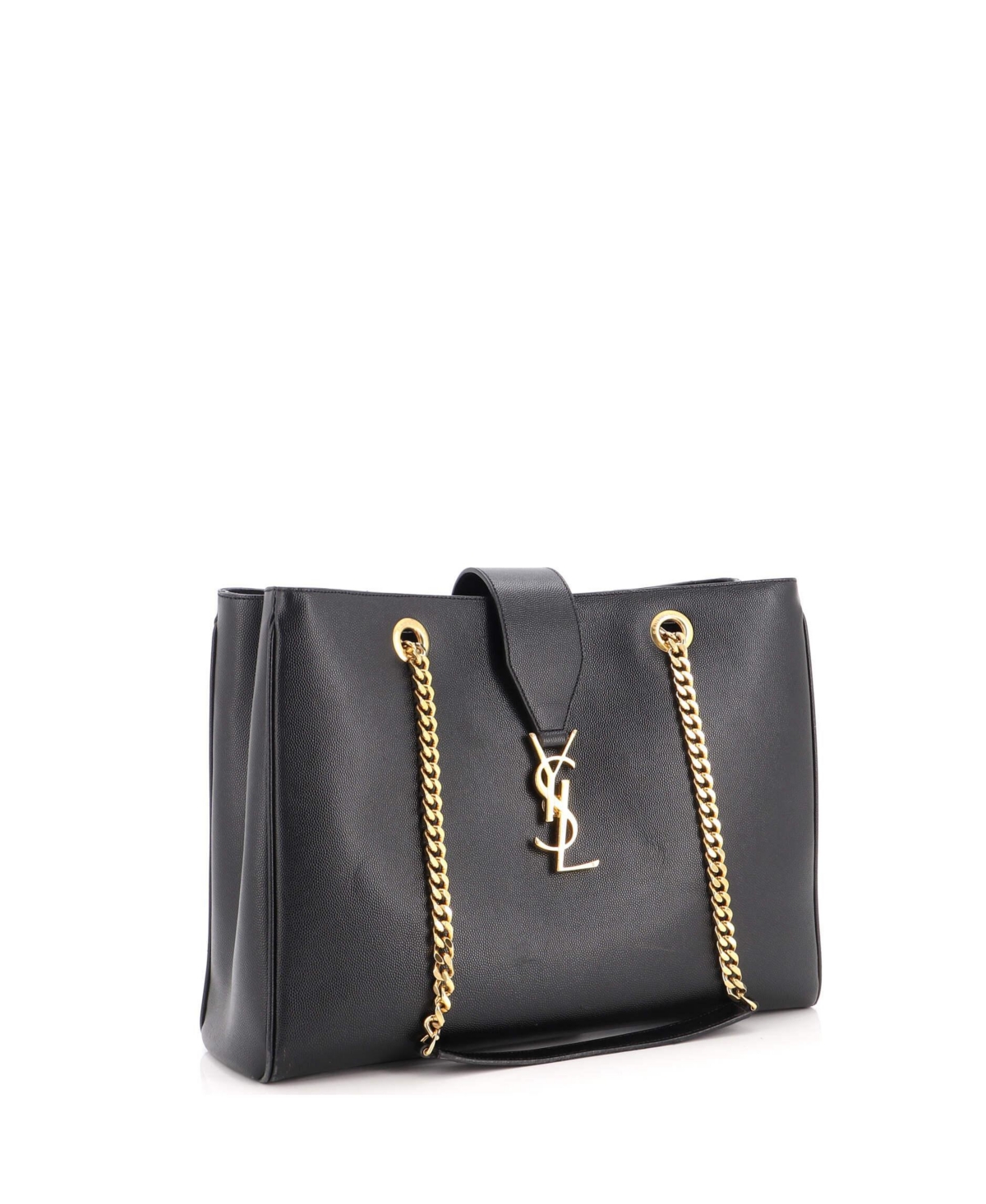 Pre-Owned Saint Laurent Large Classic Monogram Shopper Leather