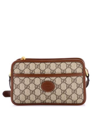 Mini Interlocking G Patch Camera Bag GG Coated Canvas
