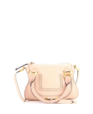 Small Marcie Satchel Leather