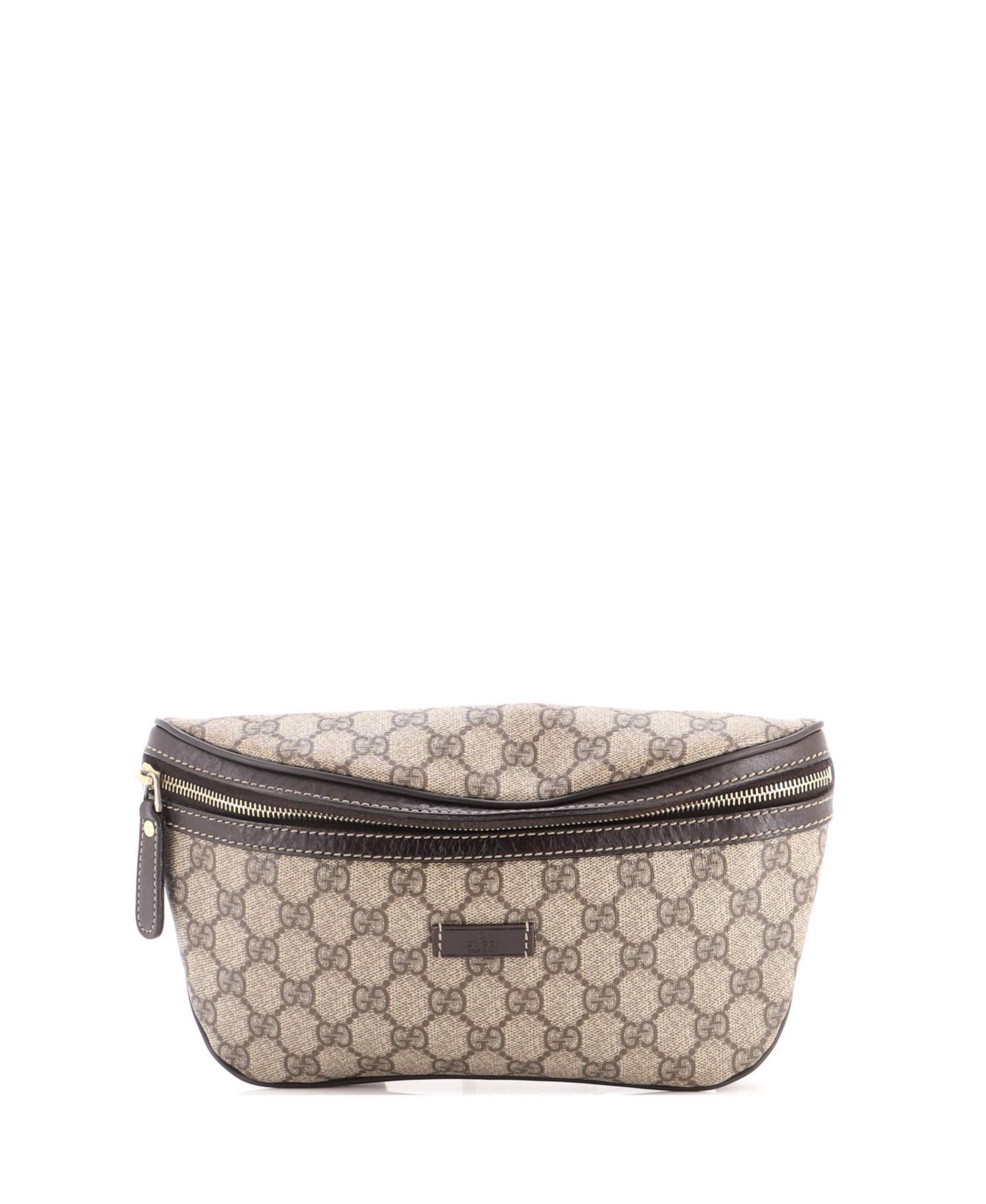 Small Belt Bag GG Coated Canvas with Leather