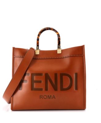 Medium Sunshine Shopper Tote Leather