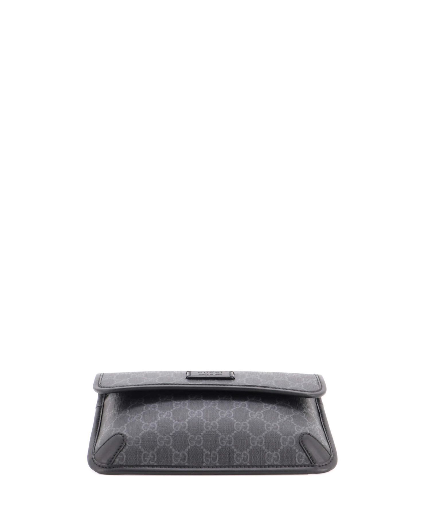 Web Flap Belt Bag GG Coated Canvas