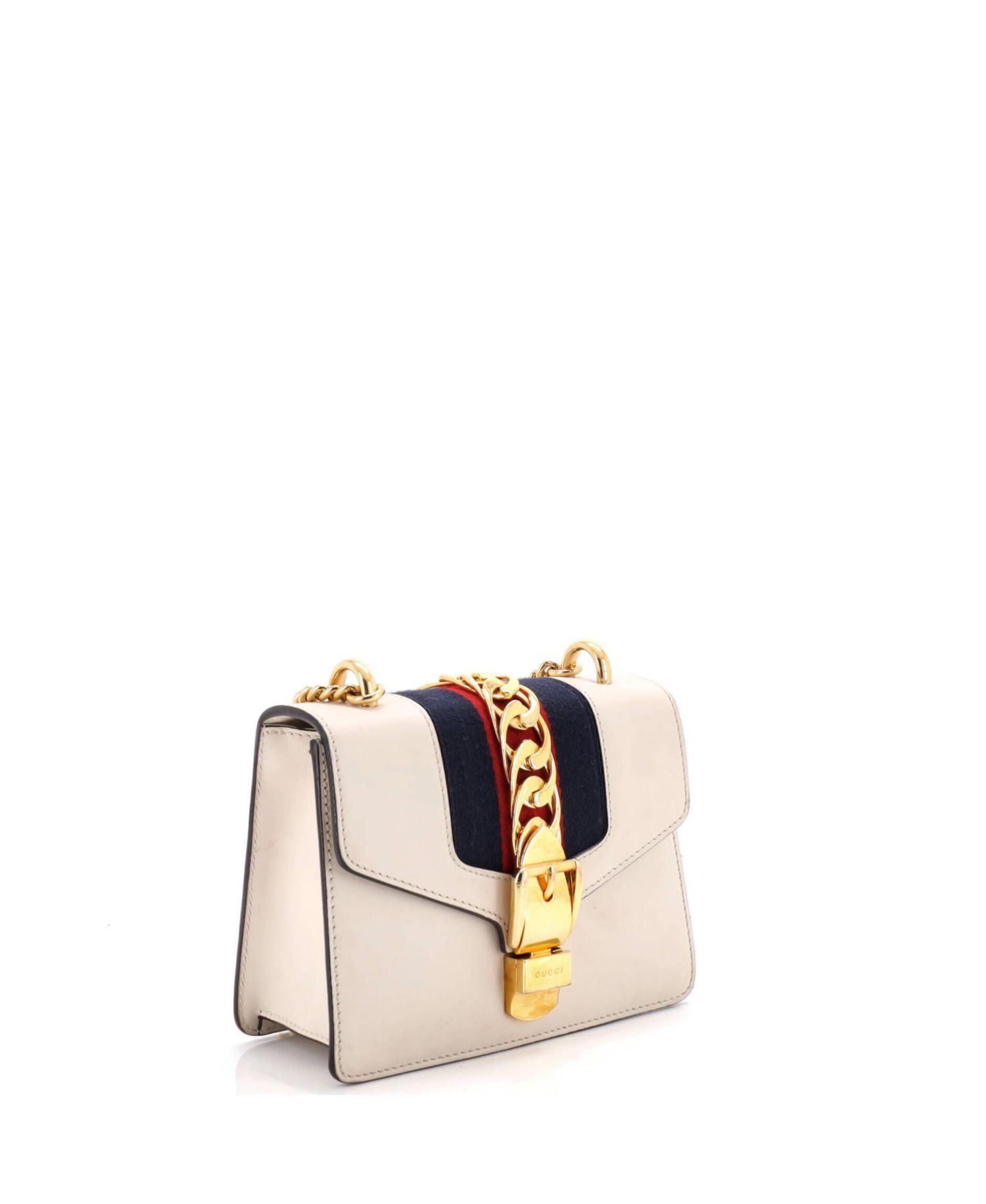 Mini Sylvie Chain Shoulder Bag Leather