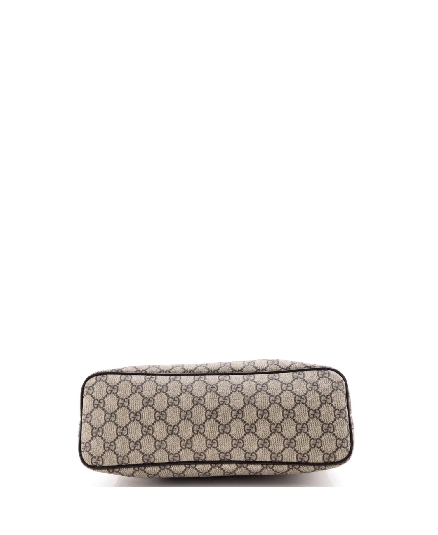 Small Convertible Zip Tote GG Coated Canvas with Leather