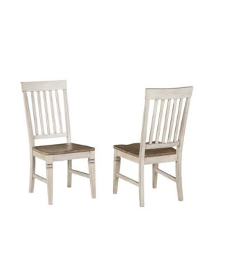 Beacon Slatback Side Chair with Wood Seating