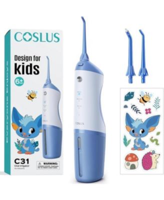 C31 Kids Water Flosser  4 modes, ages 6 Plus, safe and waterproof. Portable, rechargeable