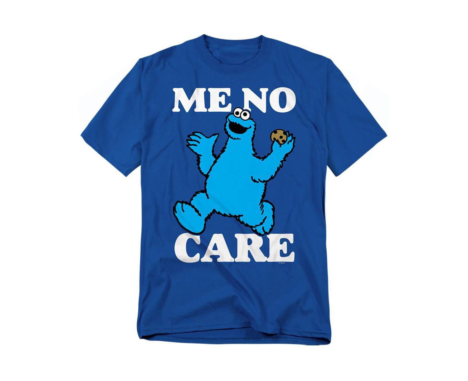 Men's Cookie Monster Me No Care T-Shirt