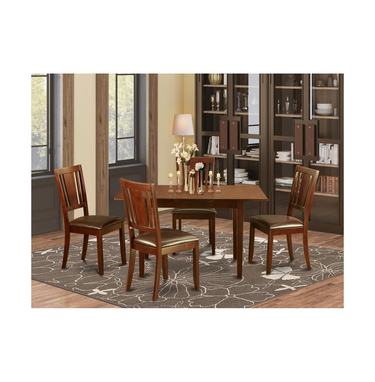 East West Furniture 5 Piece Small dinette set