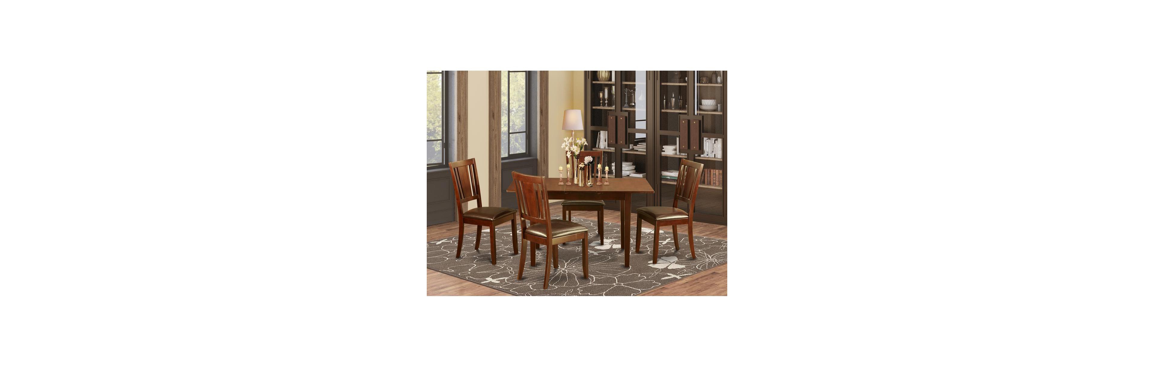 East West Furniture 5 Piece Small dinette set