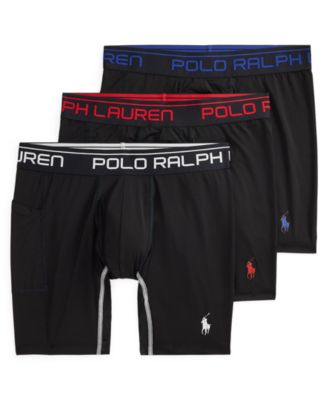 Men's Performance Sport Side Pocket with Boxer Brief, 3-Pack