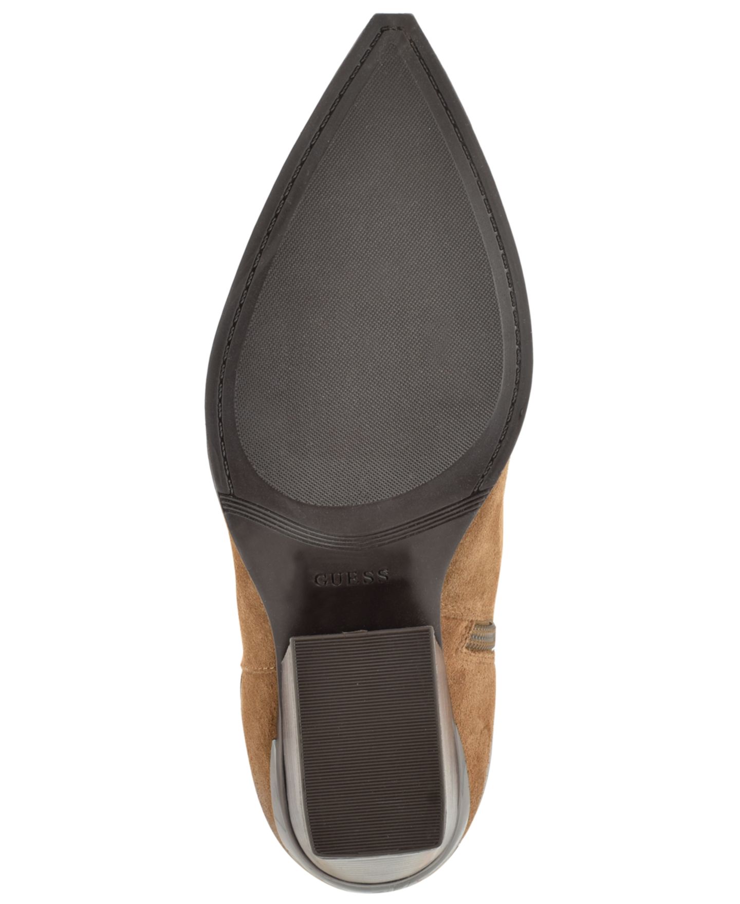 Женские ботинки GUESS Wilton Suede Over the Knee Slouch, цвет: Песочный замшевый — фото 5