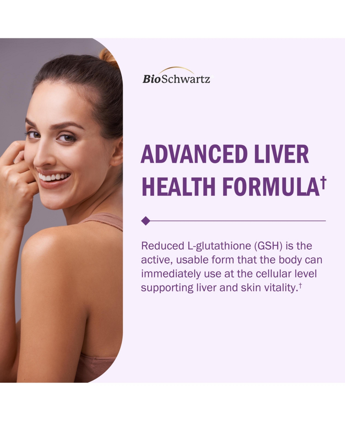BioSchwartz Reduced Glutathione 500 Milligram with Alpha Lipoic Acid and Milk Thistle, 30 Capsules
