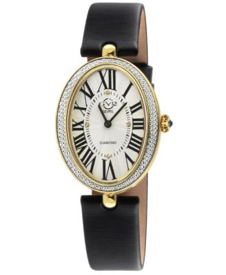 Women's Piazza Navona Swiss Quartz Italian Leather Strap Diamond Watch