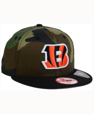 New Era Cincinnati Bengals Camo Two Tone 9FIFTY Snapback Cap