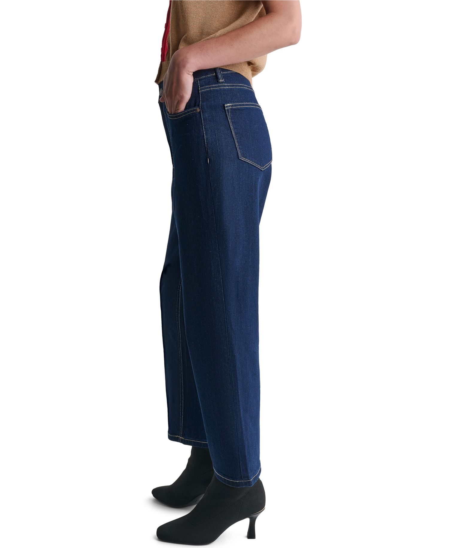 Women's Mid-Rise Straight-Leg Jeans