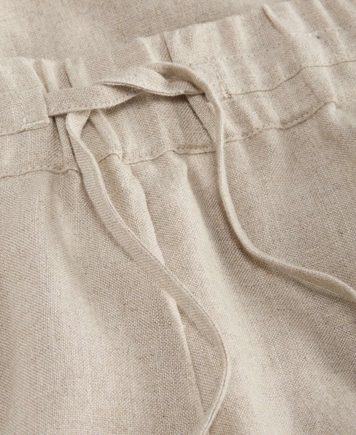 Women's 100% Linen Drawstring Pants