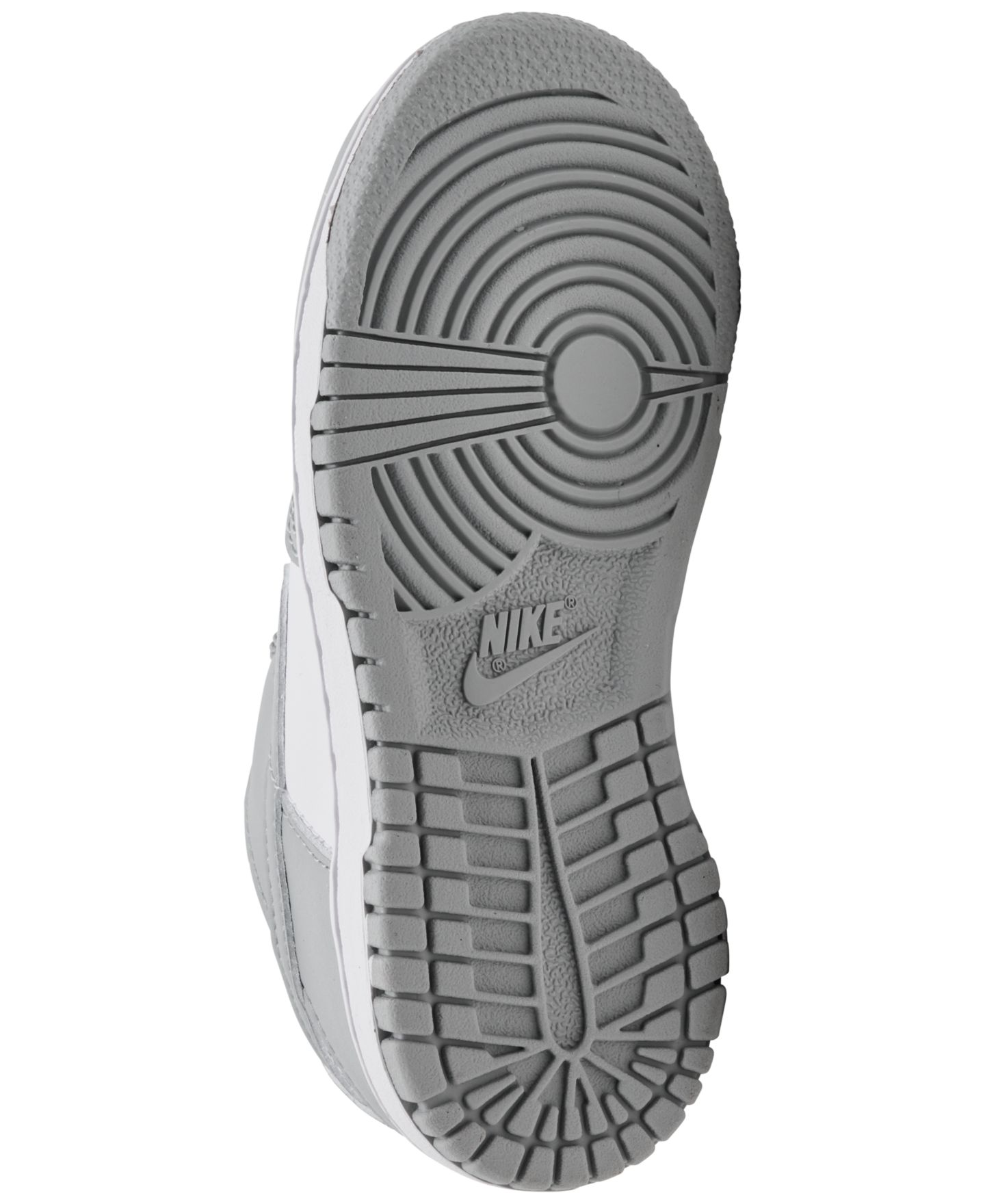 Детские кроссовки Nike Dunk Low Elastic Lace Lifestyle, цвет: Белый / Серый — фото 6