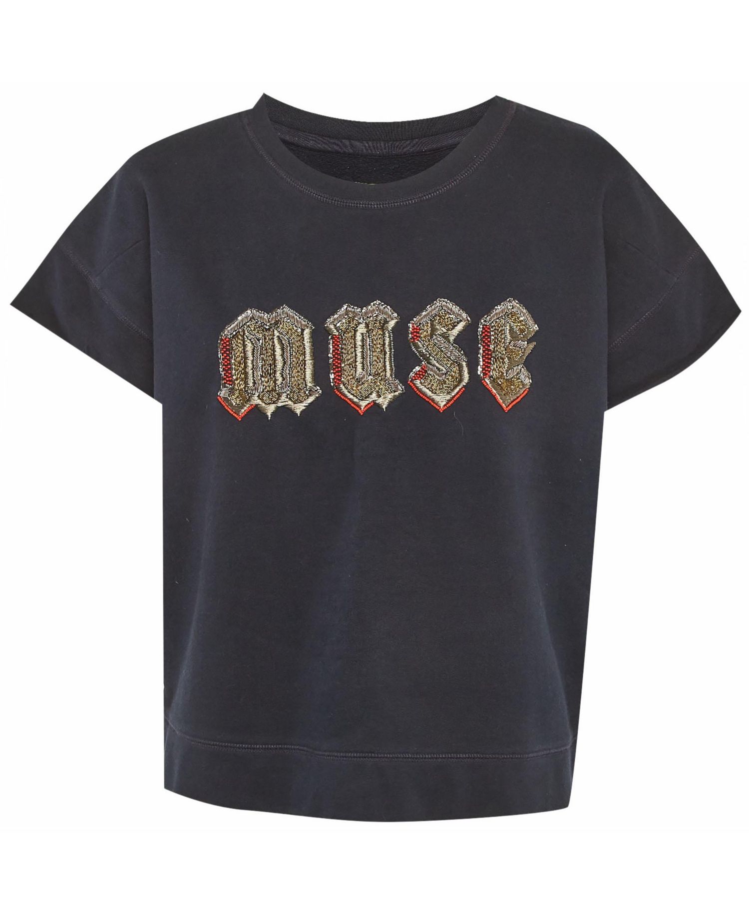 Women's Nay Embellished 'Muse' Cotton Fleece Top