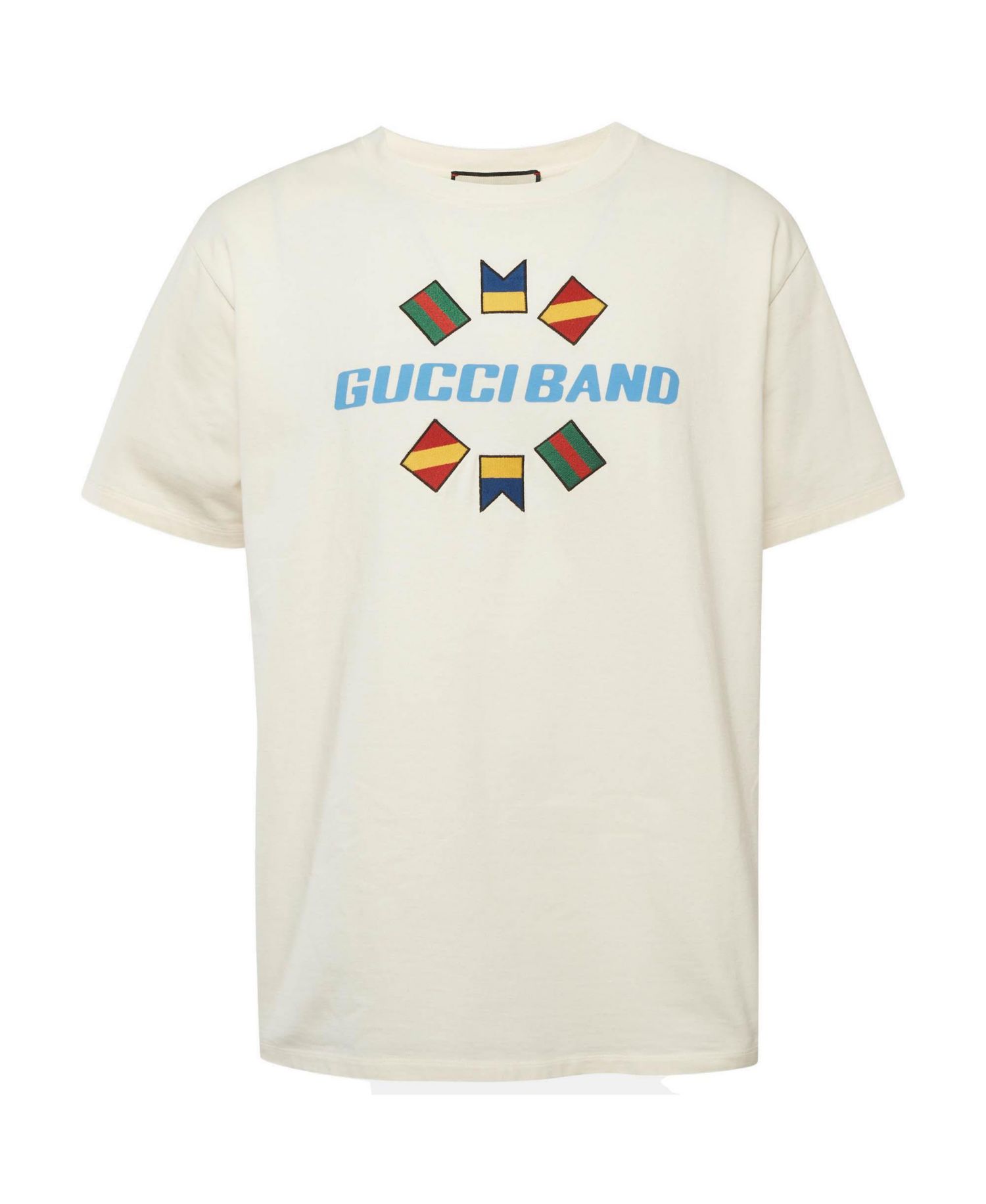 Women's Band Print Cotton T-Shirt