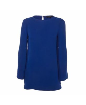 Women's Silk Flared Sleeve Blouse