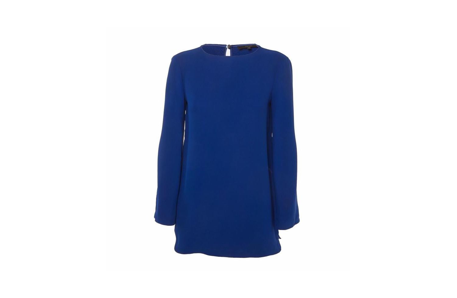 Women's Silk Flared Sleeve Blouse