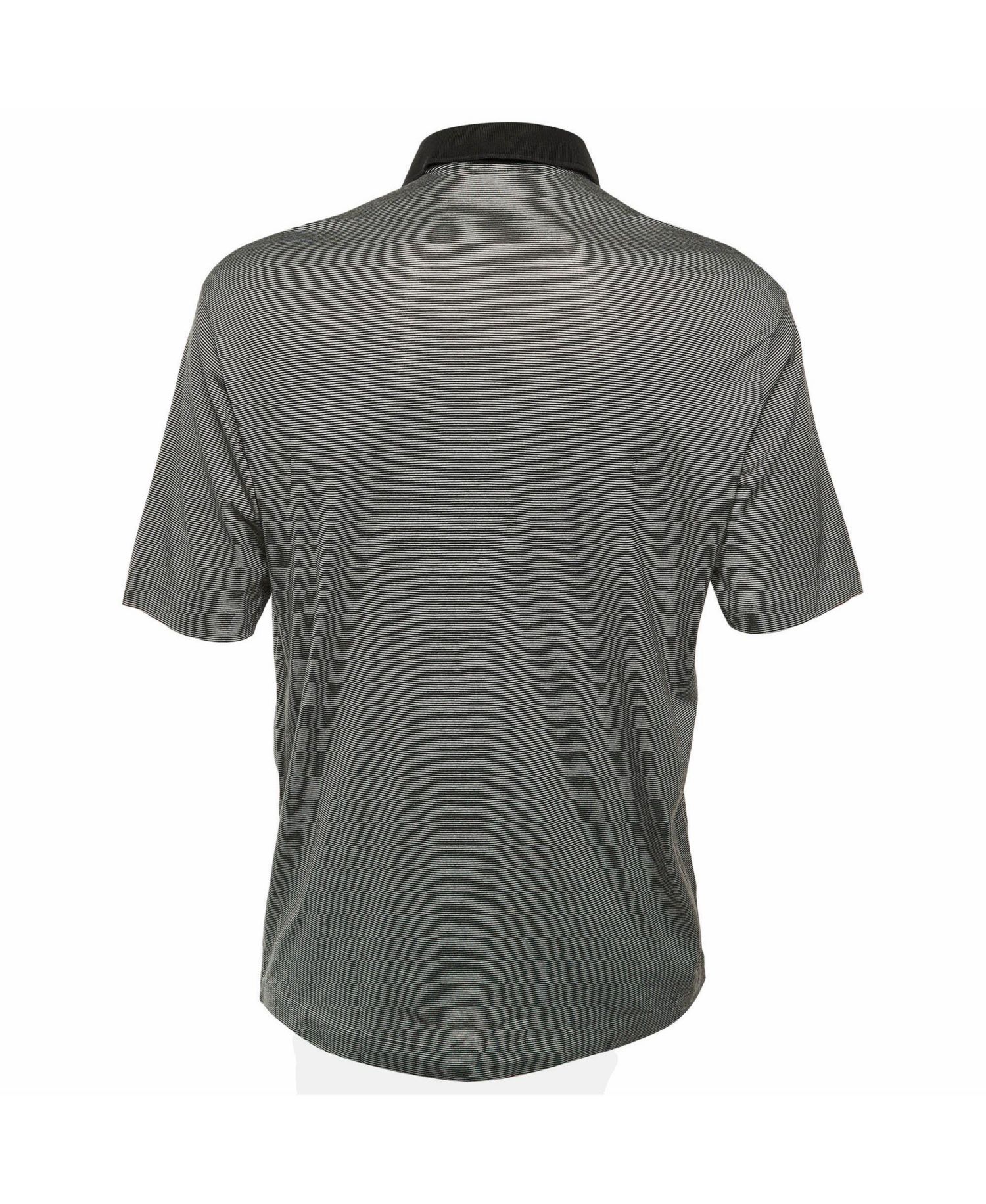 Women's Vintage Striped Cotton Polo Shirt